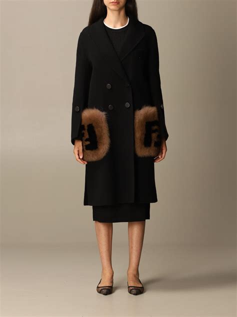 fendi ciat|fendi coats women's.